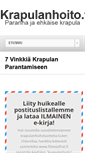 Mobile Screenshot of krapulanhoito.fi